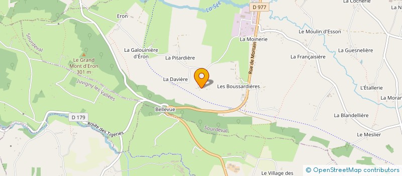 localisation de l'entreprise MADAME MARIE-THERESE LE BLANC  SOURDEVAL