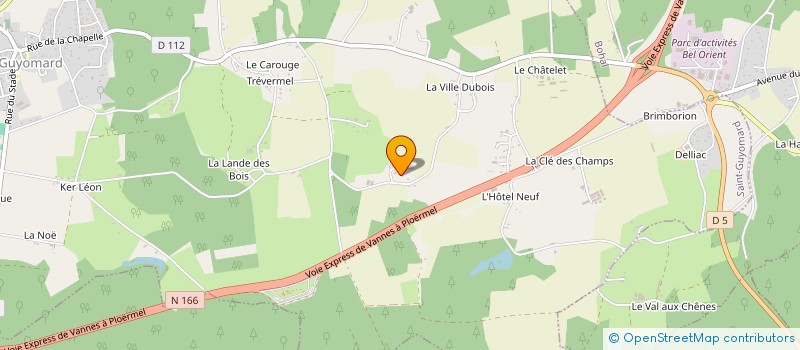 localisation de l'entreprise MADAME MARIE-THERESE LE HE  SAINT-GUYOMARD