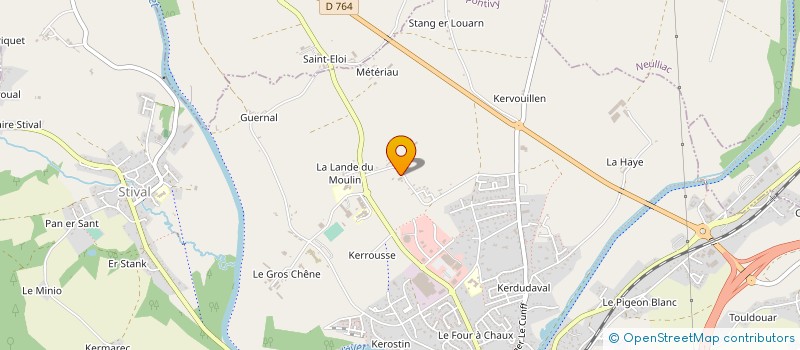 localisation de l'entreprise MADAME MARIE-THERESE LE STRAT à PONTIVY