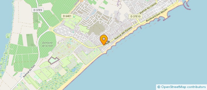 localisation de l'entreprise MADAME MARIE-THERESE LECORRE  VALRAS-PLAGE