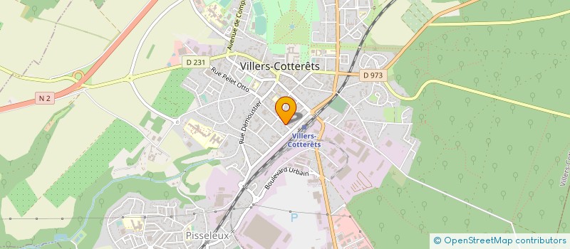 localisation de l'entreprise MADAME MARIE-THERESE LEFORT à VILLERS-COTTERETS