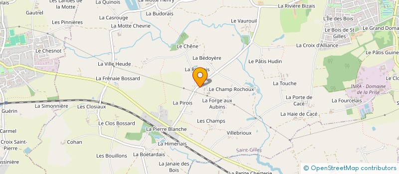 localisation de l'entreprise MADAME MARIE-THERESE LEROUX à SAINT-GILLES
