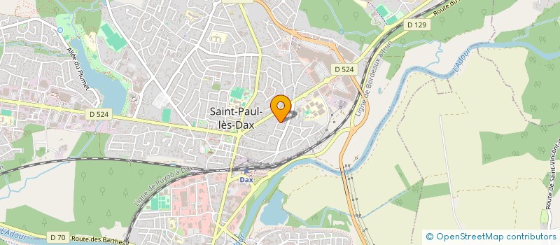 localisation de l'entreprise MADAME MARIE THERESE LESPIAUCQ  TERCIS-LES-BAINS