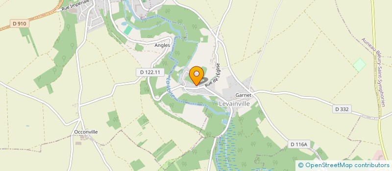 localisation de l'entreprise MADAME MARIE-THERESE LETELLIER à LEVAINVILLE