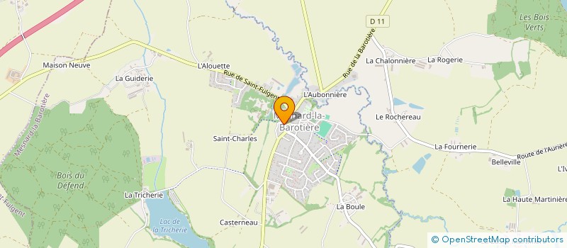 localisation de l'entreprise MADAME MARIE-THERESE LIAIGRE  SAINT-PAUL-EN-PAREDS