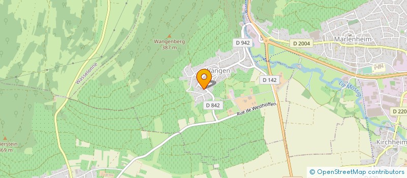 localisation de l'entreprise MADAME MARIE THERESE LORY  WANGEN