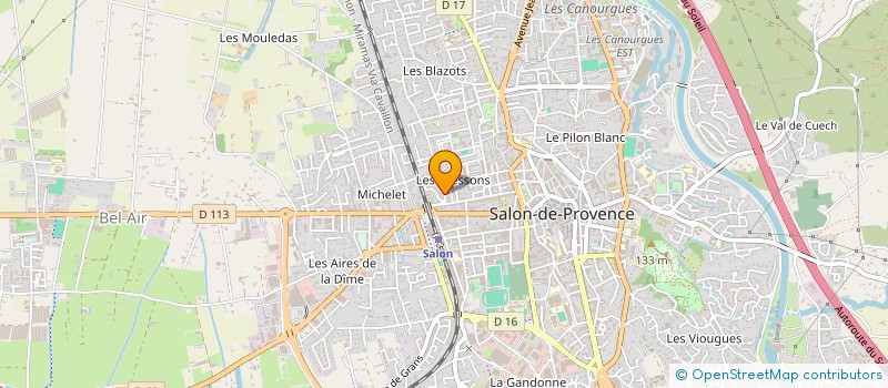 localisation de l'entreprise MADAME MARIE THERESE LUCAS  SALON-DE-PROVENCE