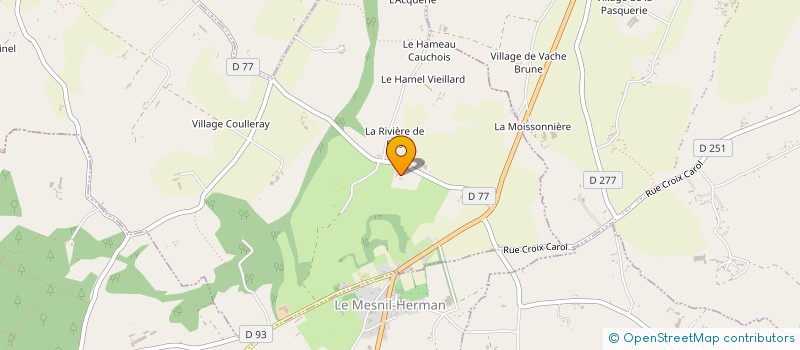 localisation de l'entreprise MADAME MARIE-THERESE MAGNIER à BOURGVALLEES