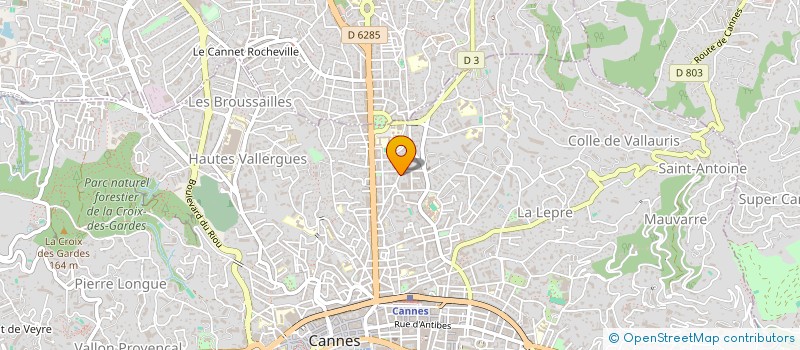 localisation de l'entreprise MADAME MARIE-THERESE MARION à CANNES