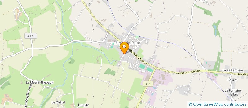 localisation de l'entreprise MADAME MARIE-THERESE MARTIN  ISIGNY-LE-BUAT