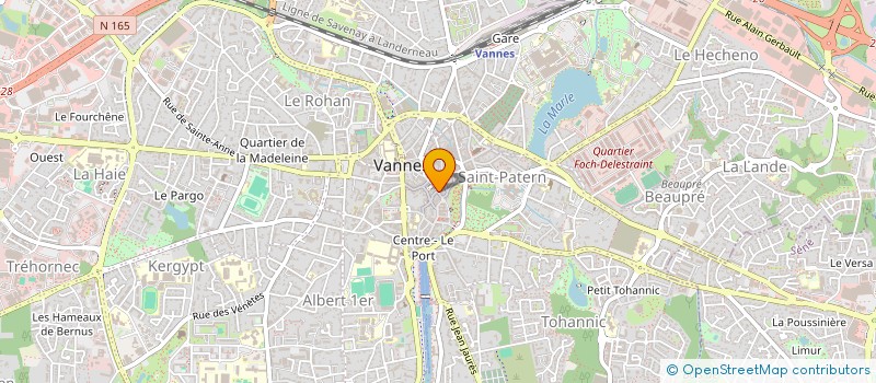 localisation de l'entreprise MADAME MARIE-THERESE MARTIN à VANNES