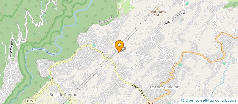 localisation de l'entreprise MADAME MARIE-THERESE MARTINET  LE TAMPON