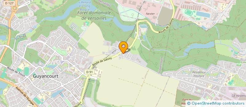 localisation de l'entreprise MADAME MARIE-THERESE MATROT  GUYANCOURT