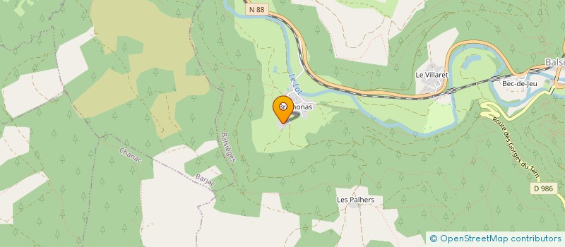 localisation de l'entreprise MADAME MARIE-THERESE MAZEL  MONTS-DE-RANDON