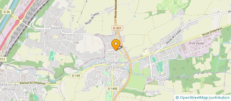 localisation de l'entreprise MADAME MARIE-THERESE MEILLER  COMMUNAY