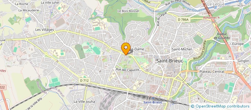 localisation de l'entreprise MADAME MARIE-THERESE MENVEUX à SAINT-BRIEUC