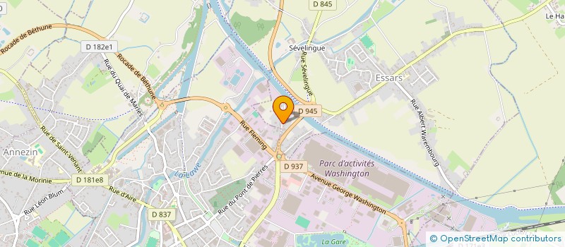 localisation de l'entreprise MADAME MARIE THERESE MEURILLON  ESSARS