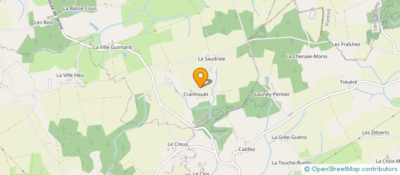 localisation de l'entreprise MADAME MARIE-THERESE MOISAN à CRUGUEL