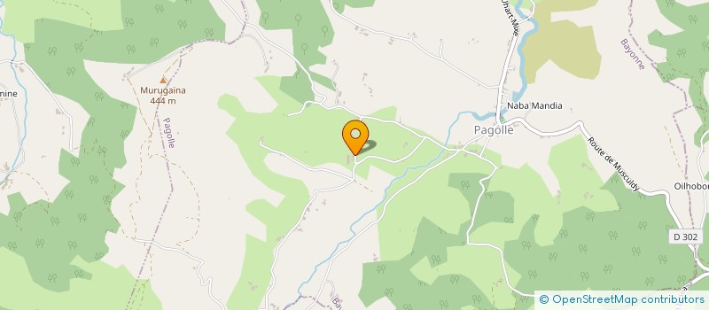 localisation de l'entreprise MADAME MARIE-THERESE MOULIA  GABAT