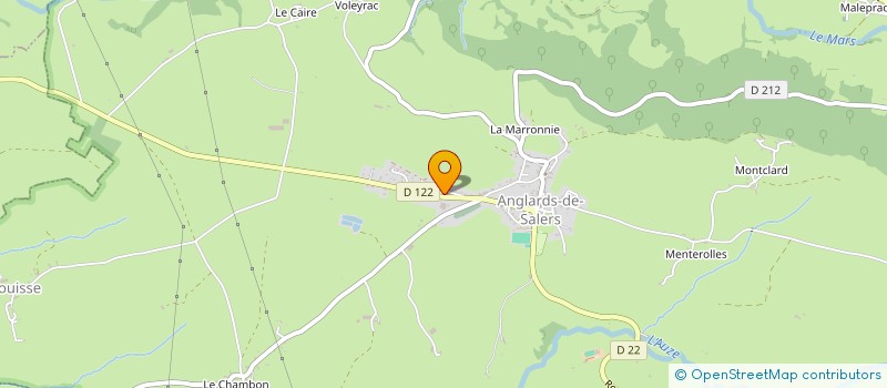 localisation de l'entreprise MADAME MARIE-THERESE MOURGUY à ANGLARDS-DE-SALERS