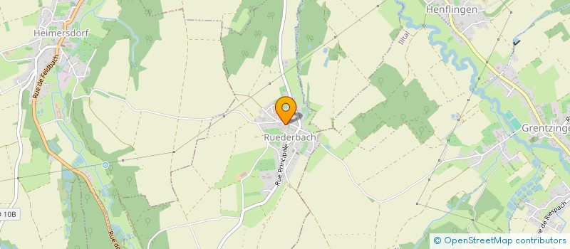 localisation de l'entreprise MADAME MARIE-THERESE MULLER  RUEDERBACH