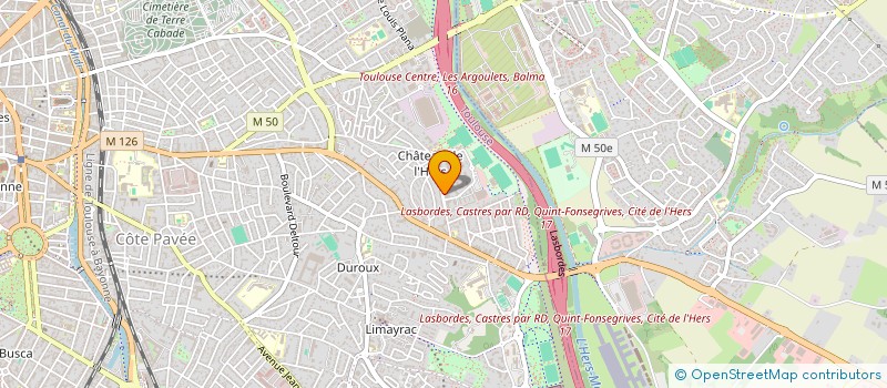 localisation de l'entreprise MADAME MARIE THERESE NDIAYE  TOULOUSE