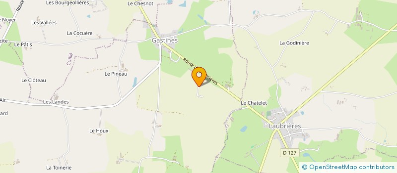 localisation de l'entreprise MADAME MARIE-THERESE NICOLAS  GASTINES