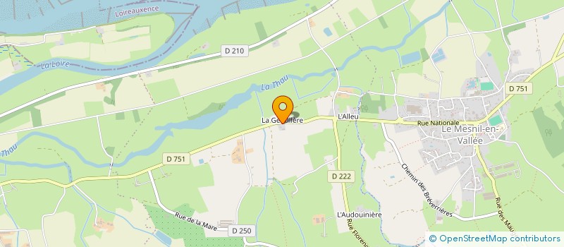 localisation de l'entreprise MADAME MARIE-THERESE NOYER  MAUGES-SUR-LOIRE