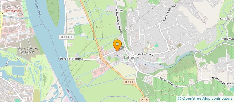 localisation de l'entreprise MADAME MARIE THERESE PASSEGAND  LATRESNE