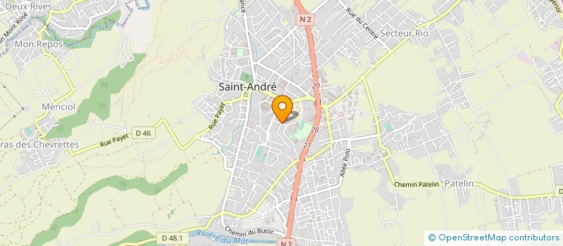 localisation de l'entreprise MADAME MARIE THERESE PAYET à SAINT-ANDRE