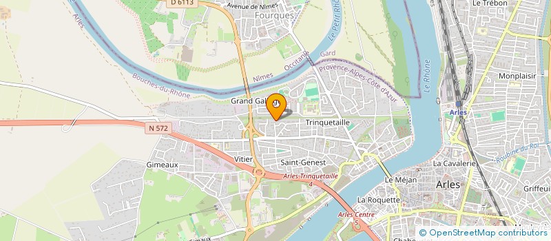 localisation de l'entreprise MADAME MARIE THERESE PEREZ  ARLES