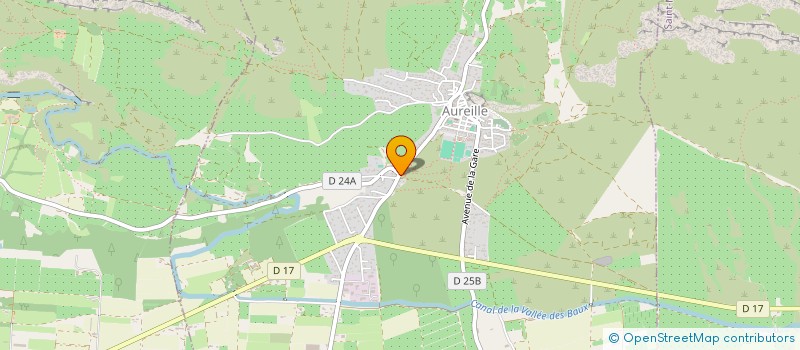 localisation de l'entreprise MADAME MARIE THERESE PERONNET  AUREILLE