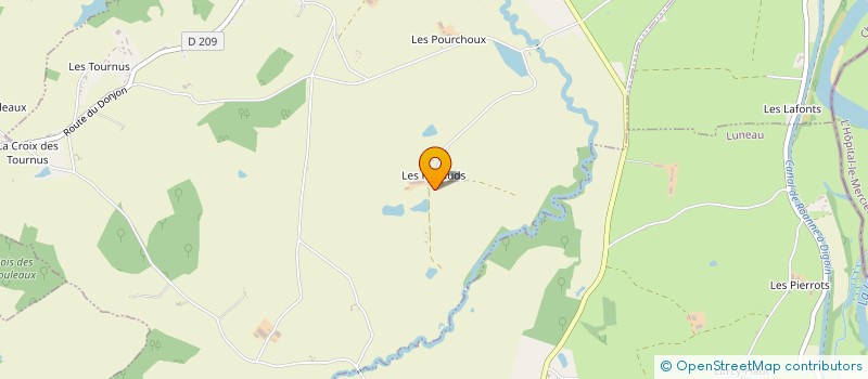 localisation de l'entreprise MADAME MARIE-THERESE PERRAUD  SAINT-LEGER-SUR-VOUZANCE