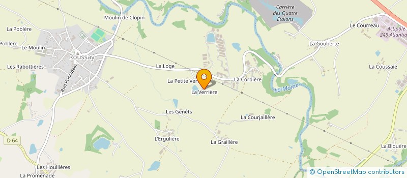 localisation de l'entreprise MADAME MARIE-THERESE PERRAUD à SEVREMOINE