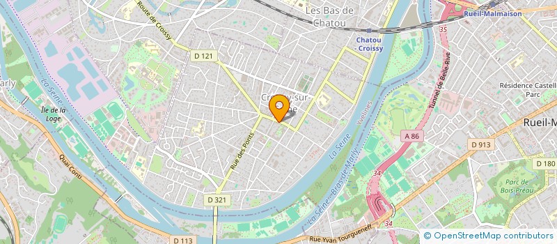 localisation de l'entreprise MADAME MARIE THERESE PERROTEL  CROISSY-SUR-SEINE