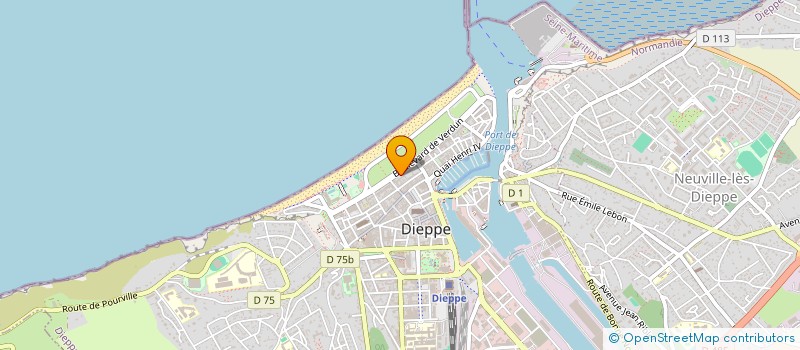 localisation de l'entreprise MADAME MARIE-THERESE PETIT  DIEPPE