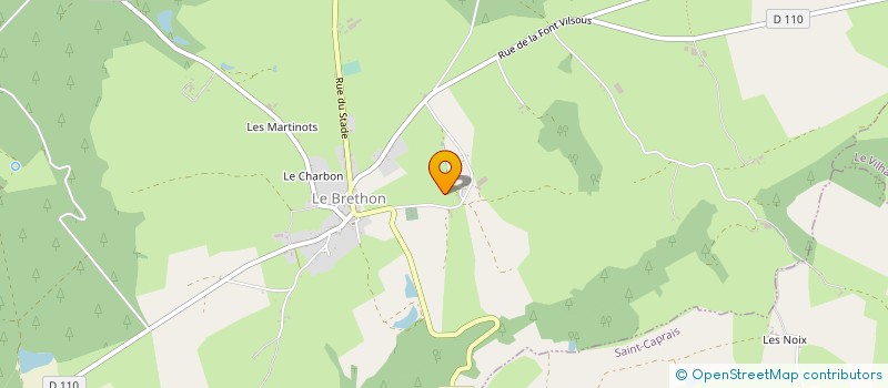 localisation de l'entreprise MADAME MARIE-THERESE PETITJEAN  CERILLY