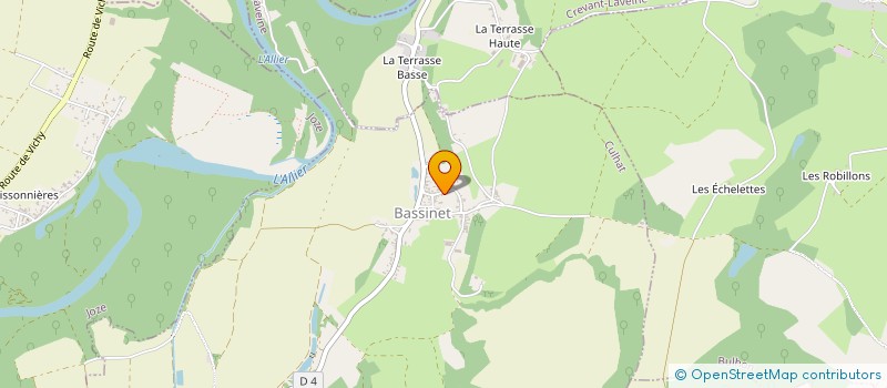 localisation de l'entreprise MADAME MARIE THERESE PEYROTO  LUZILLAT