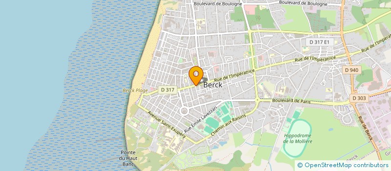 localisation de l'entreprise MADAME MARIE-THERESE PIERRON  BERCK