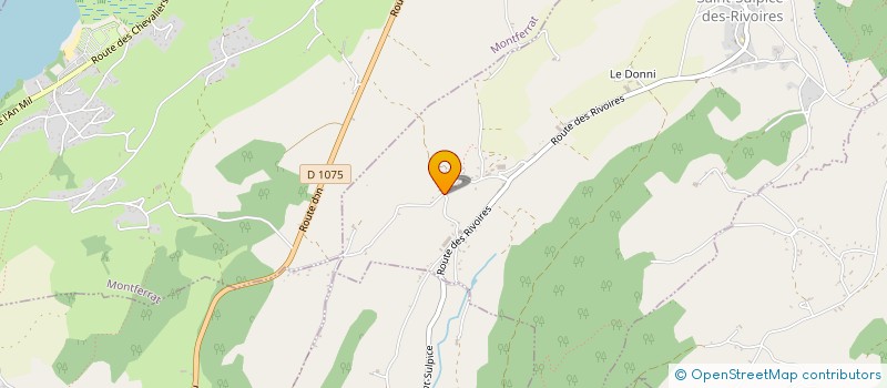 localisation de l'entreprise MADAME MARIE THERESE PILATO  SAINT-SULPICE-DES-RIVOIRES