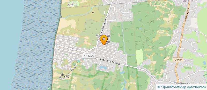 localisation de l'entreprise MADAME MARIE-THERESE PINA  MERLIMONT