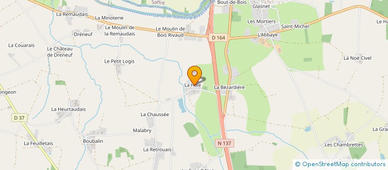 localisation de l'entreprise MADAME MARIE THERESE PINEAU  HERIC