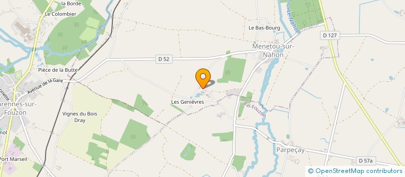 localisation de l'entreprise MADAME MARIE-THERESE PINOTEAU à MENETOU-SUR-NAHON
