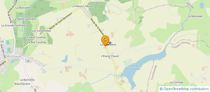 localisation de l'entreprise MADAME MARIE-THERESE PLY  MONTJEAN