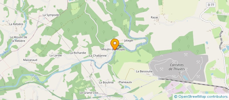 localisation de l'entreprise MADAME MARIE-THERESE PORTAIN  SAINT-ROMAIN-ET-SAINT-CLEMENT