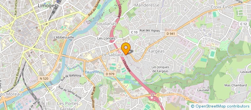 localisation de l'entreprise MADAME MARIE-THERESE PORTEFAIX à PANAZOL