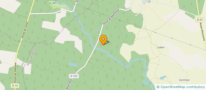 localisation de l'entreprise MADAME MARIE-THERESE PUYO  OUSSE-SUZAN