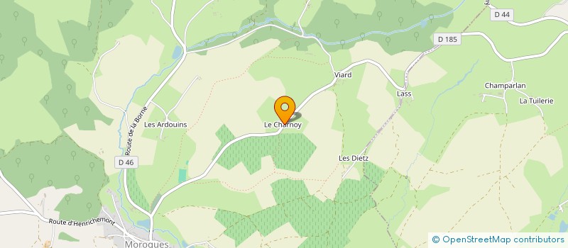 localisation de l'entreprise MADAME MARIE-THERESE RAMIER  MOROGUES