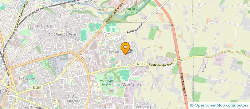 localisation de l'entreprise MADAME MARIE-THERESE RANORO  VALENCE