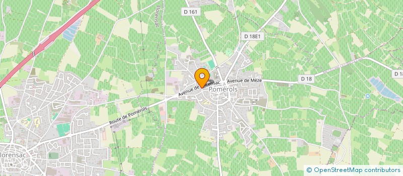 localisation de l'entreprise MADAME MARIE-THERESE REBEJAC  POMEROLS